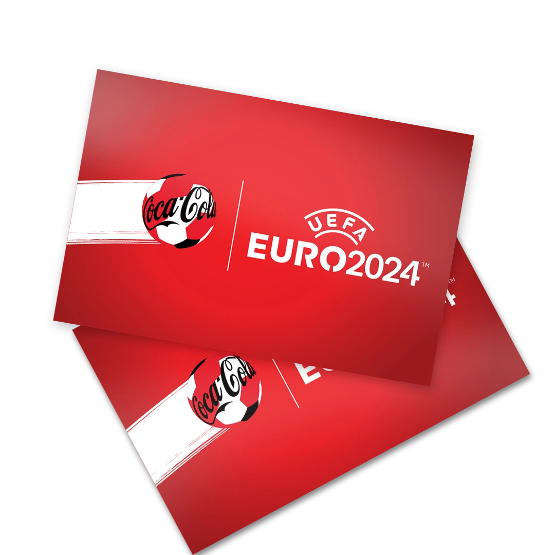 Coca-Cola × EURO 2024 branded folder