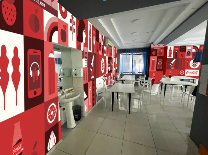 Coca-Cola branded retail corridor concept