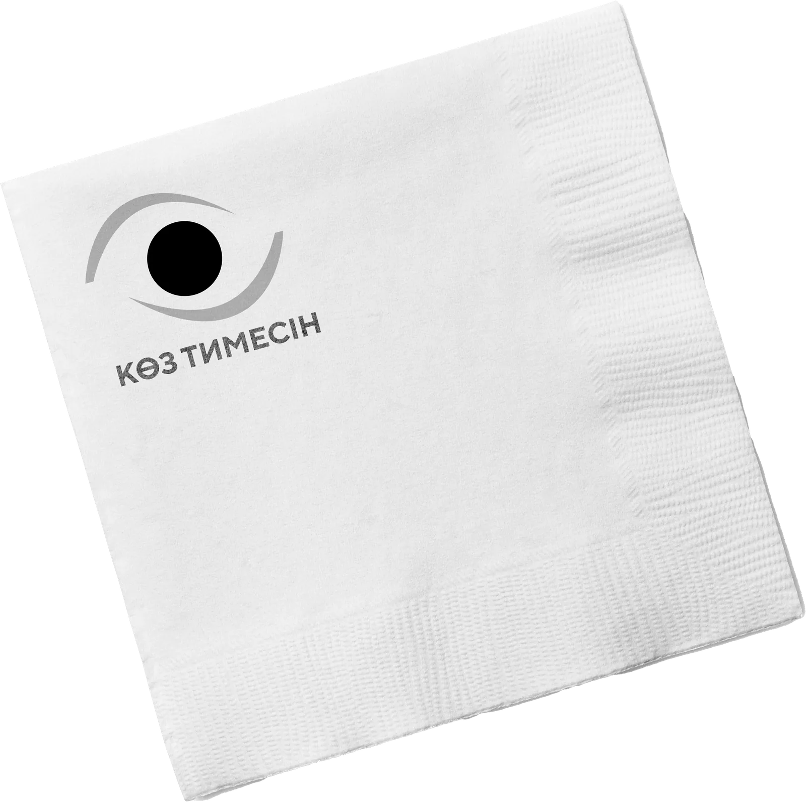 SPEYE napkin with a single evil-eye mark — көз тимесін