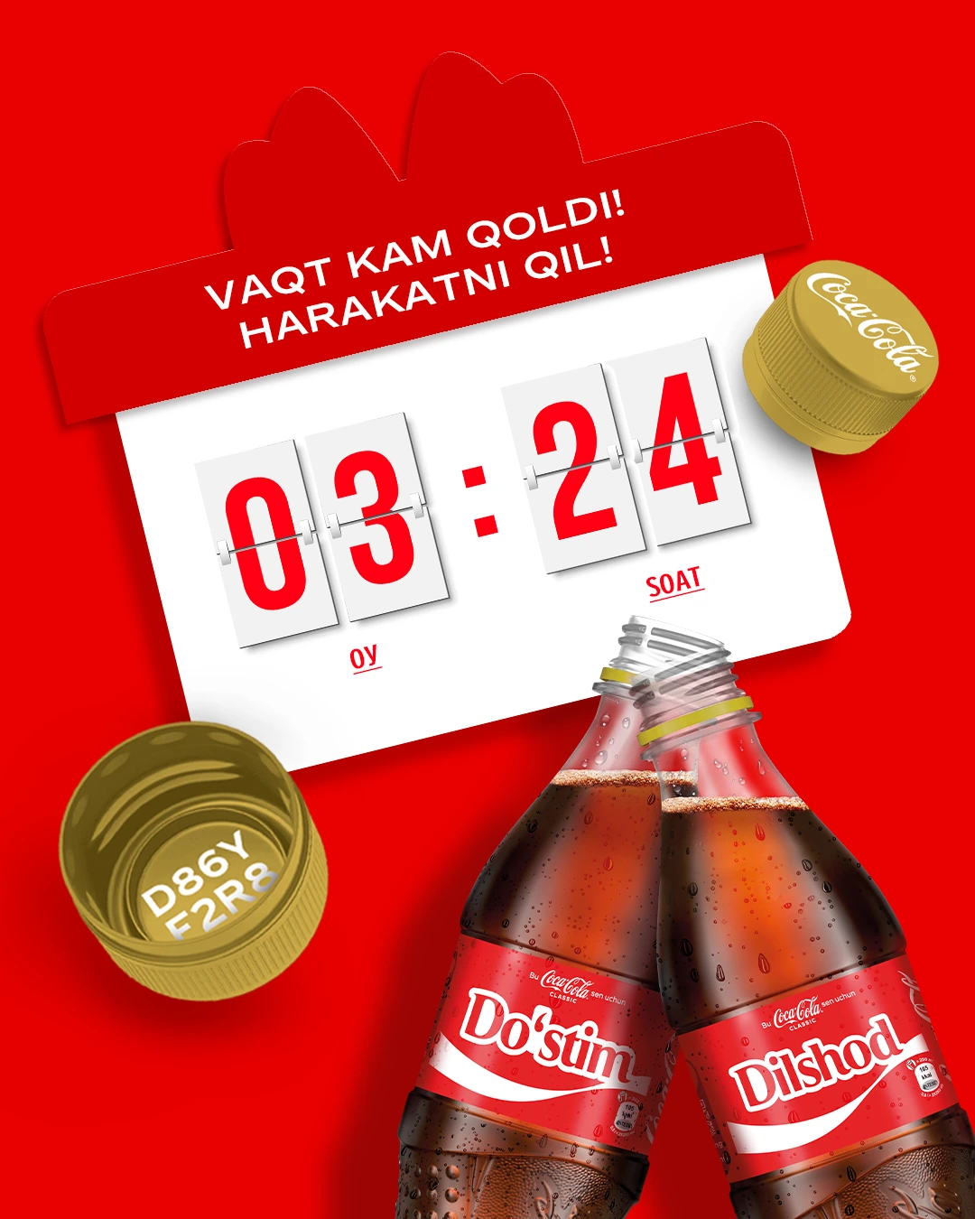 Coca-Cola x UEFA Euro 2024 Magnum promo post — 2